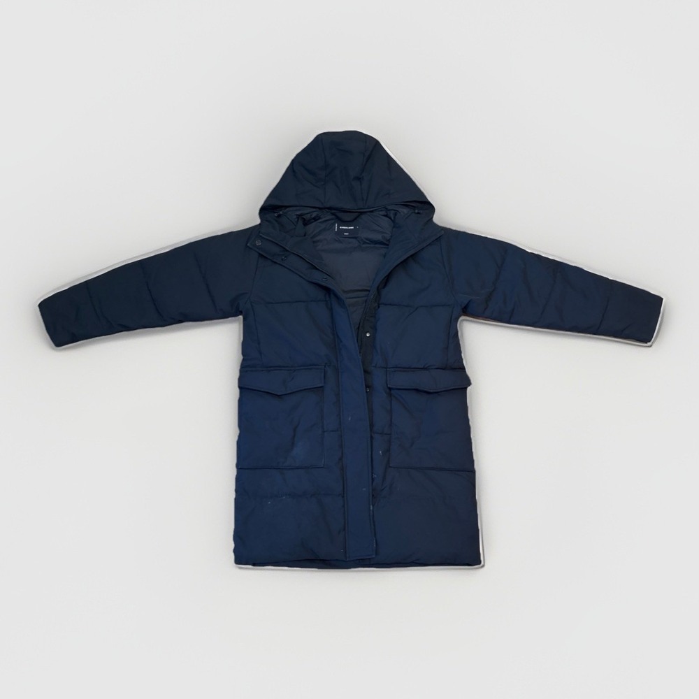 Everlane Dark Navy Blue Coat Women's Size S Heavy